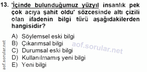 Soru 13