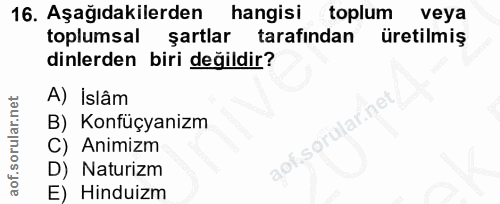 Soru 16