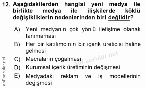Soru 12