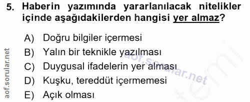 Soru 5