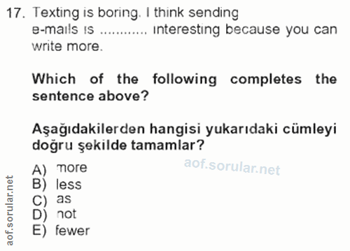 Soru 17