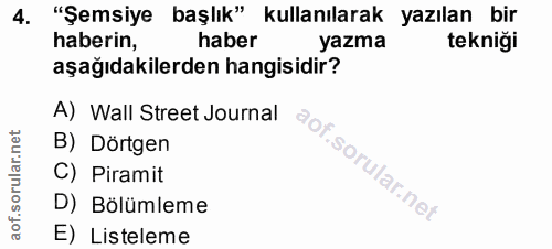 Soru 4
