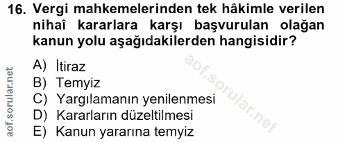 Soru 16