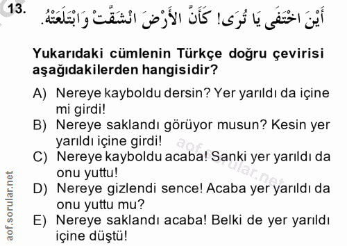 Soru 13