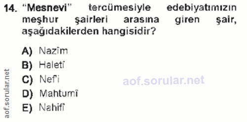 Soru 14