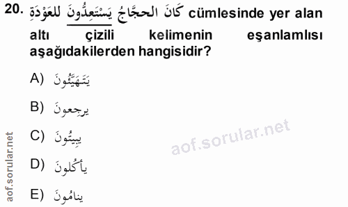 Soru 20