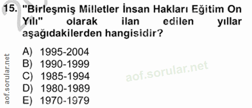 Soru 15
