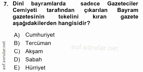 Soru 7