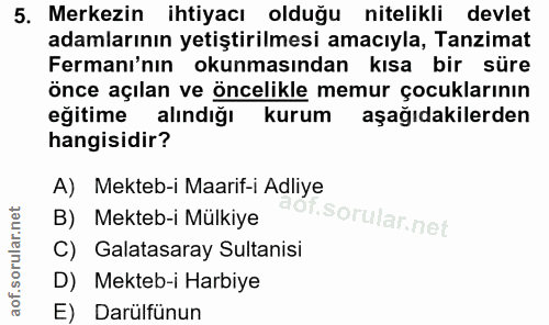 Soru 5