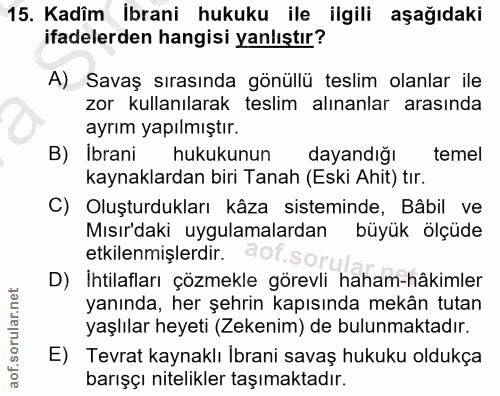 Soru 15