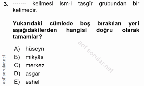 Soru 3