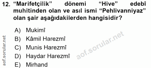 Soru 12