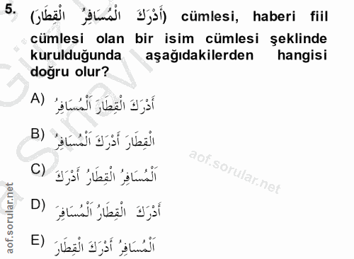 Soru 5