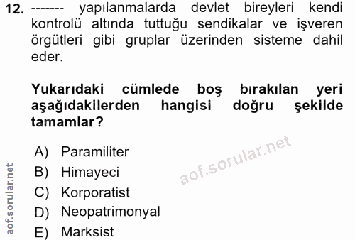 Soru 12