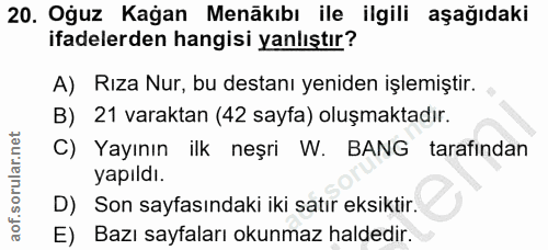 Soru 20