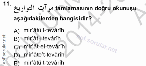 Soru 11