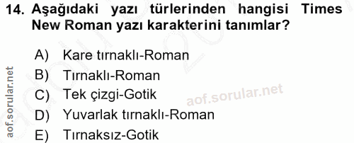Soru 14