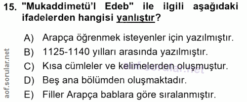 Soru 15
