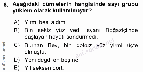 Soru 8