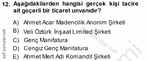 Soru 12