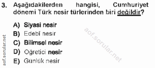 Soru 3
