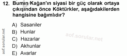 Soru 12