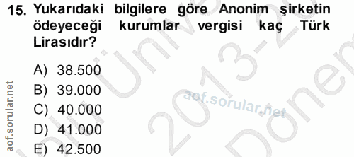 Soru 15