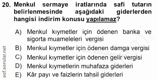 Soru 20
