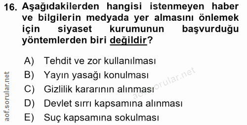 Soru 16