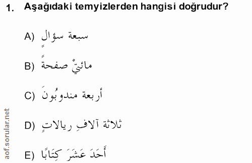 Soru 1