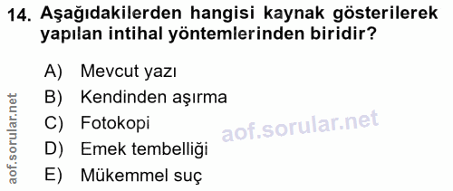 Soru 14