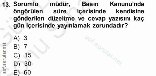 Soru 13