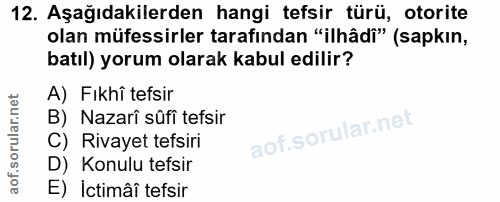 Soru 12