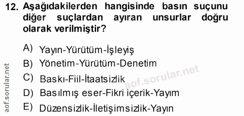 Soru 12