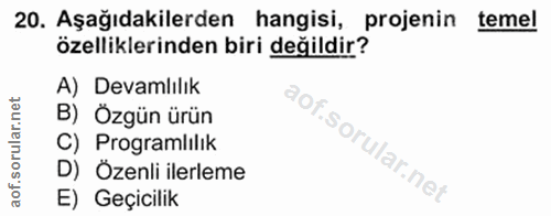 Soru 20