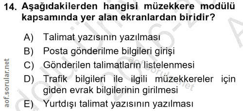 Soru 14