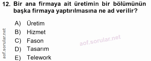 Soru 12