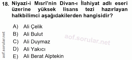 Soru 18
