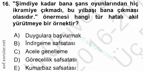 Soru 16