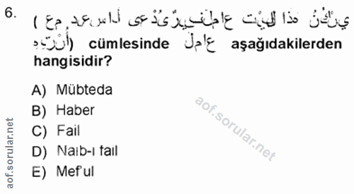 Soru 6