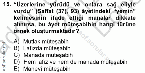 Soru 15