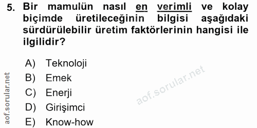 Soru 5