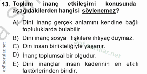 Soru 13