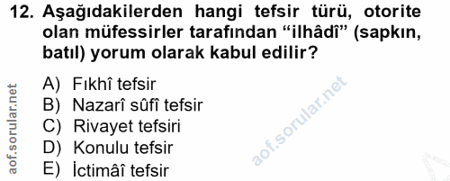 Soru 12