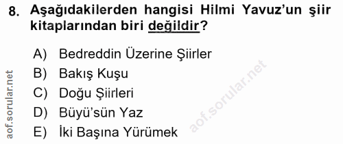 Soru 8