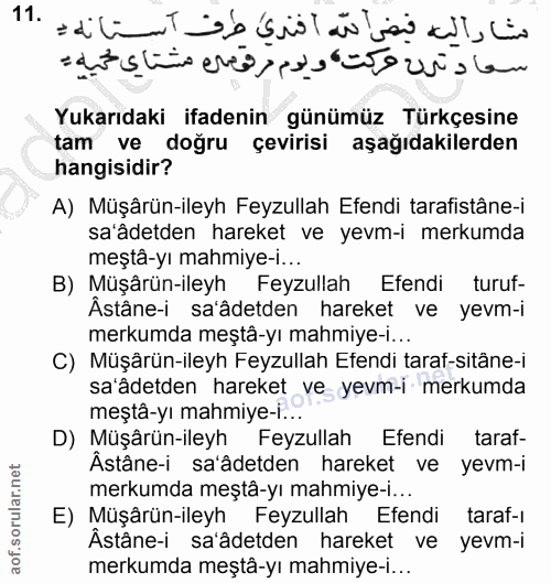 Soru 11