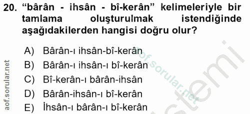 Soru 20