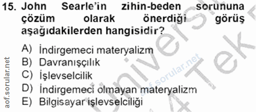 Soru 15