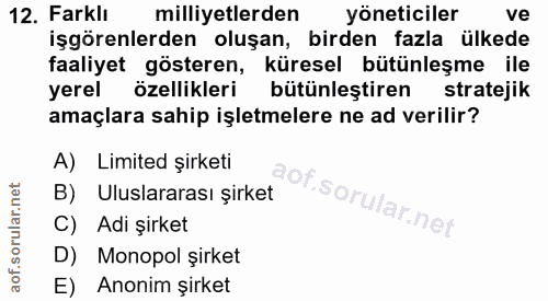 Soru 12