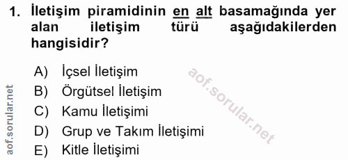 Soru 1